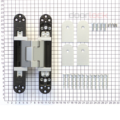 Скрытая петля SIMONSWERK Tectus TE 540 3D A8 F1 (полиэфирное покрытие под матовый хром)
