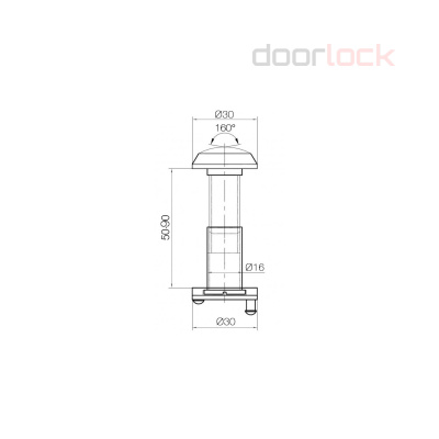 Глазок DOORLOCK V VAP16 серия Variant
