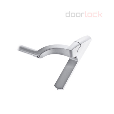 Ведомая часть механизма антипаник бара DOORLOCK PD800FR-BAR, RAL9006, серебристый