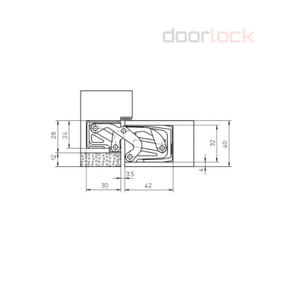 Петля скрытая SIMONSWERK Tectus TE 311 3D FVZ 40 F1