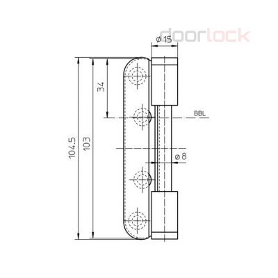 Петля SIMONSWERK Variant V0037 WF FD