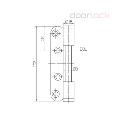 Петля SIMONSWERK VARIANT V 0037 WF F2 матовый никель